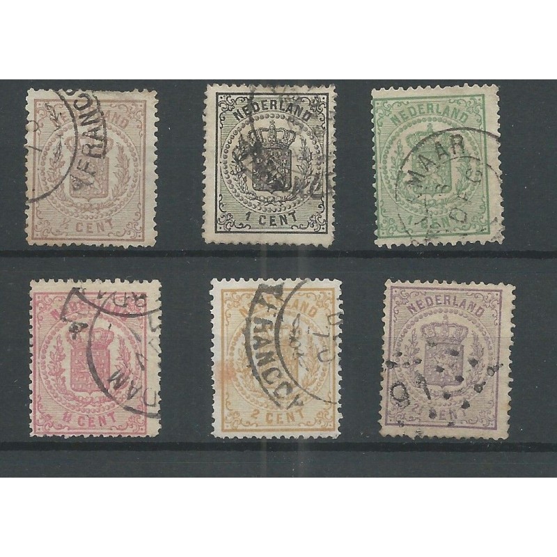 Nederland 13-18 Wapens VFU/gebr CV 334 € Nederland 13-18 Wapens VFU/gebr CV 334 €