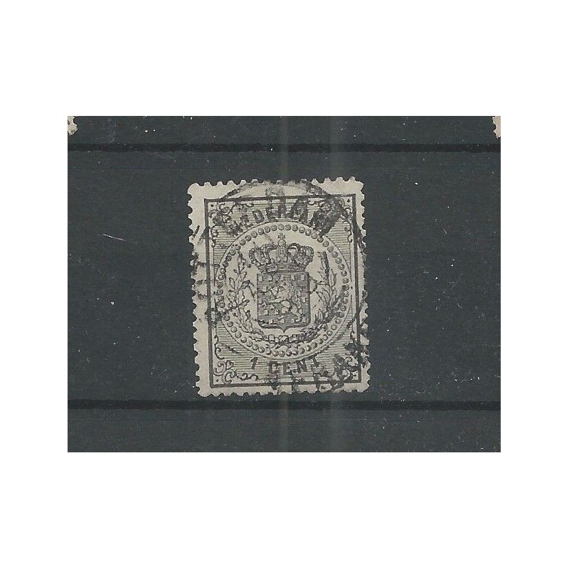 Nederland 14A "ROTTERDAM 1869" francotakje VFU/gebr CV 100 € Nederland 14A "ROTTERDAM 1869" francotakje VFU/gebr CV 100 €