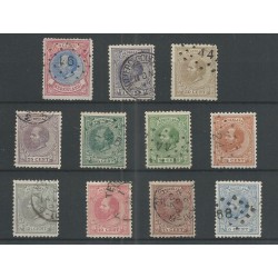 Nederland 19-29 Willem III  1872  VFU/gebr  CV 317 €