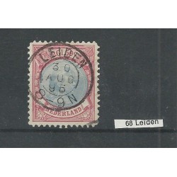 Nederland 47a met "LEIDEN 1895"  VFU/gebr  CV 180+ €