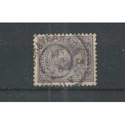 Nederland 44 met "GRAVENHAGE-3 1896" grootrond VFU/gebr  CV 130+ €
