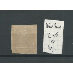Ned.Indie  1 pos 18   Willem III 1864 VFU/gebr  CV 125 €