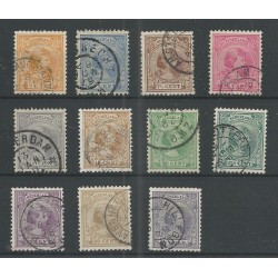 Nederland 34-44 Wilhelmina VFU/gebr  CV 178 €