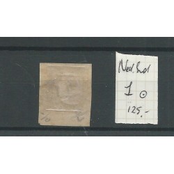 Ned.Indie  1 Willem III 1864   VFU/gebr  CV 125 €