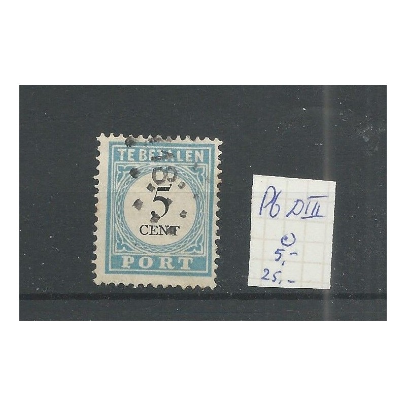 Nederland P6D-III met puntstempel 118 VFU/gebr CV 30 € PRACHT !! Nederland P6D-III met puntstempel 118 VFU/gebr CV 30 € PRACHT !!