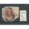 Ned.Indie  1 briefstukje  Willem III 1864   VFU/gebr  CV 125 €