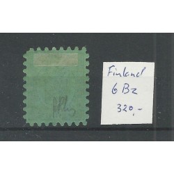 Finland 6Bz  Wapen 1866  VFU/gebr CV 320 €