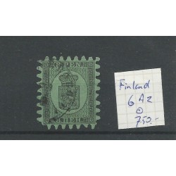 Finland 6Az  Wapen 1866  VFU/gebr CV 750 €