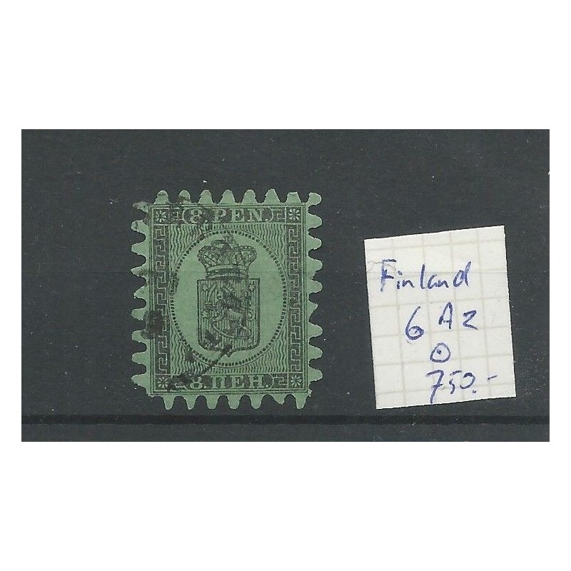 Finland 6Az Wapen 1866 VFU/gebr CV 750 € Finland 6Az Wapen 1866 VFU/gebr CV 750 €