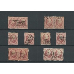 Nederland  5 PAARTJES (4x) en 4 zegels   VFU/gebr  CV 160 €