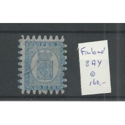 Finland 8Ay  Wapen 1866  VFU/gebr CV 320 €
