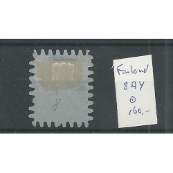 Finland 8Ay  Wapen 1866  VFU/gebr CV 320 €
