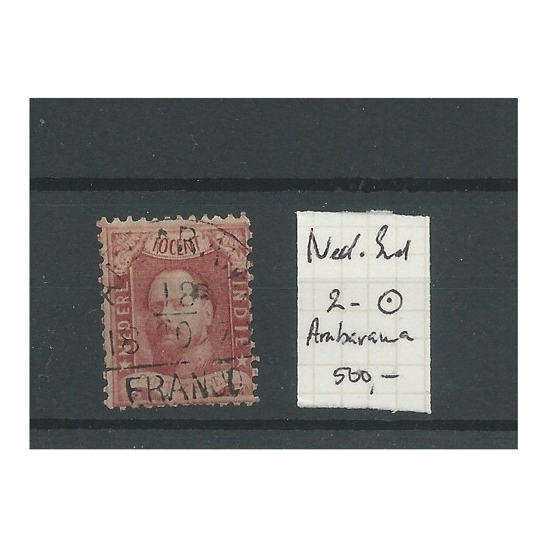 Ned.Indie 2 "AMBARAWA 1870 " VFU/gebr CV 500 € Ned.Indie 2 "AMBARAWA 1870 " VFU/gebr CV 500 €