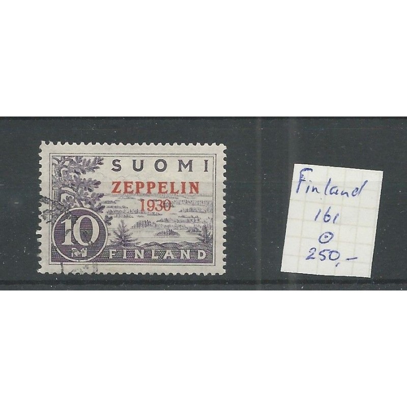 Finland 161 Luchtpost 1930 ZEPPELIN VFU/gebr CV 250 € Finland 161 Luchtpost 1930 ZEPPELIN VFU/gebr CV 250 €