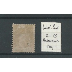 Ned.Indie  2   "AMBARAWA 1870 " VFU/gebr  CV 500 €