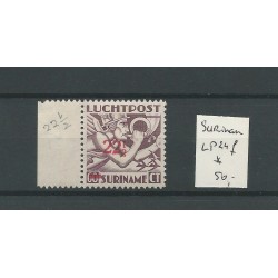 Suriname  LP24f  Luchtpost  Kopstaande 1  VFU/gebr  CV  50 €