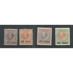 Suriname 37-40 Hulpuitgifte  MH/ongebr CV 220 € PRACHT !!