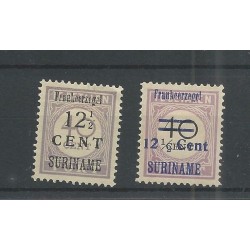 Suriname 116-117 Hulpuitgifte  MH/ongebr CV 37 € PRACHT !!