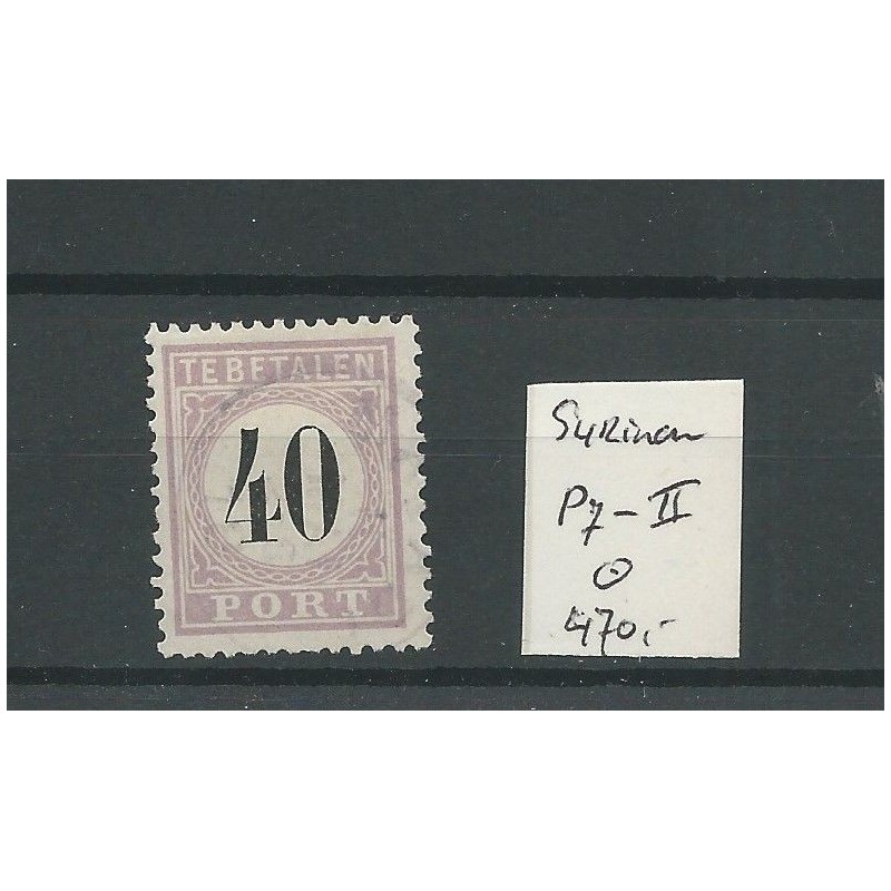 Suriname PORT P7 Type II VFU/gebr CV 470 € Suriname PORT P7 Type II VFU/gebr CV 470 €