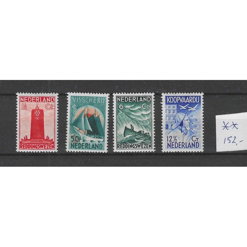 Nederland 257-260 Zeemanszegels MNH/postfris CV 152 € PRACHT !! Nederland 257-260 Zeemanszegels MNH/postfris CV 152 € PRACHT !!