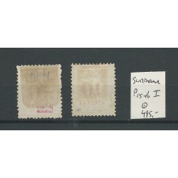 Suriname PORT P15-16  Type I   VFU/gebr  CV  495 €