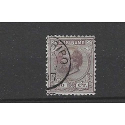 Suriname 12C Willem III VFU/gebr CV 40 € PRACHT !!