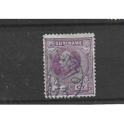 Suriname 5A  Willem III VFU/gebr CV 22,5 € PRACHT !!