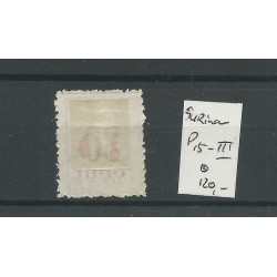 Suriname PORT P15  Type III   VFU/gebr  CV  120 €