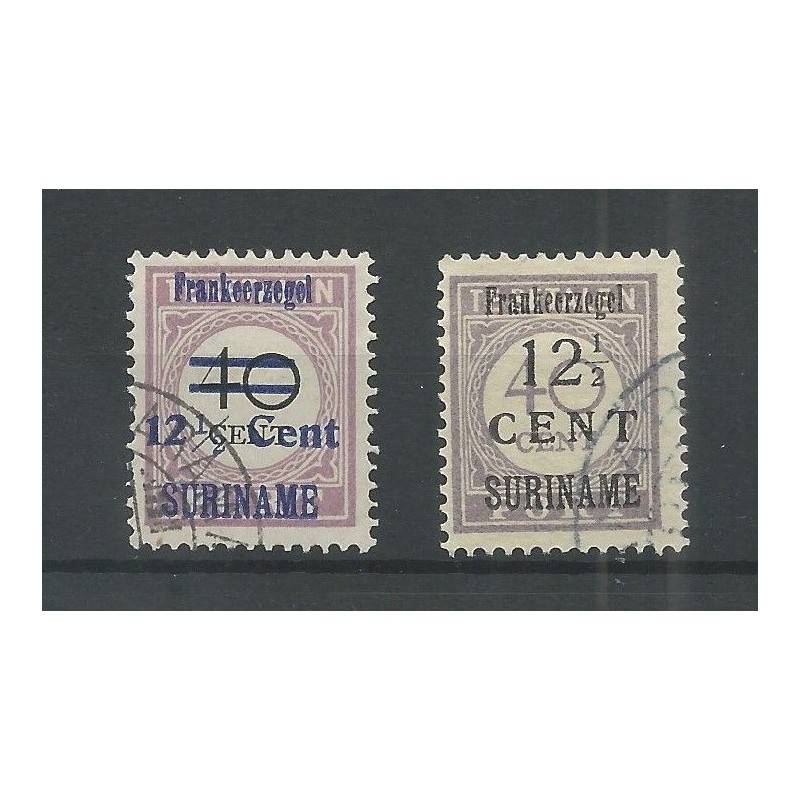Suriname 116-117 Hulpuitgifte VFU/gebr CV 37 € PRACHT !! Suriname 116-117 Hulpuitgifte VFU/gebr CV 37 € PRACHT !!
