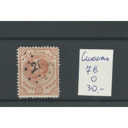 Curacao  7B   Willem III 1873 VFU/gebr  CV  30 €