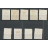 Suriname 118-126 Wilhelmina  VFU/gebr  CV 45 € PRACHT !!