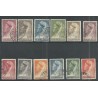 Suriname 167-178 Wilhelmina VFU/gebr CV 45 € PRACHT !!