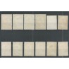 Suriname 167-178 Wilhelmina VFU/gebr CV 45 € PRACHT !!