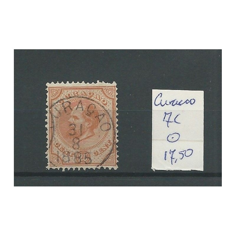 Curacao 7C Willem III 1873 VFU/gebr CV 17,5 € Curacao 7C Willem III 1873 VFU/gebr CV 17,5 €