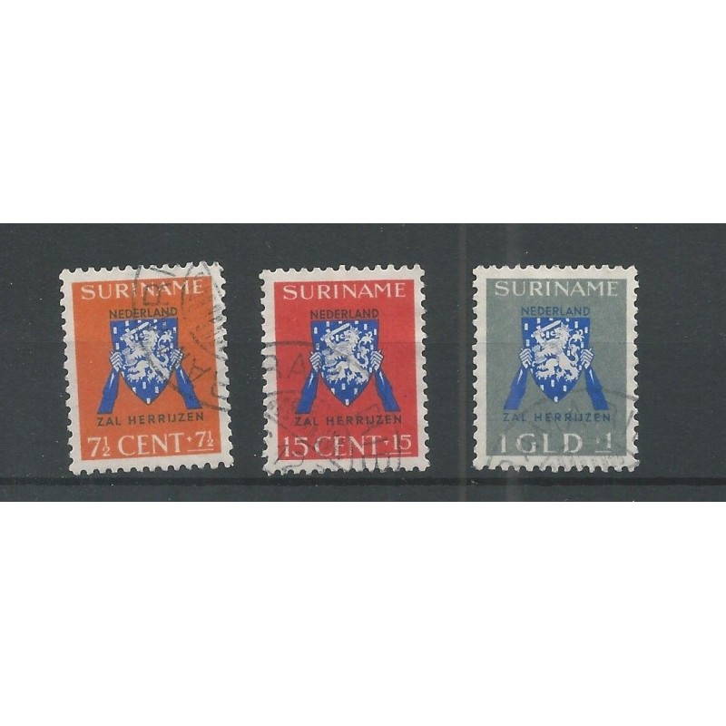 Suriname 197-199 Ned. Indiesche PTT VFU/gebr CV 40 € PRACHT !! Suriname 197-199 Ned. Indiesche PTT VFU/gebr CV 40 € PRACHT !!