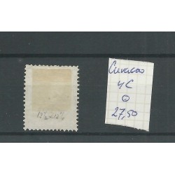 Curacao  4C  Willem III 1873   VFU/gebr  CV  27,5 €