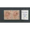 Curacao  7D  Willem III 1873  paartje  VFU/gebr  CV  25+ €
