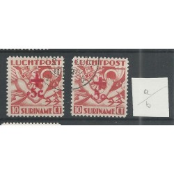 Suriname LP23 a/b Luchtpost   VFU/gebr CV 20 € PRACHT !!