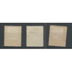 Suriname P33-35 Port 1945  MH/ongebr CV 24 € PRACHT !!