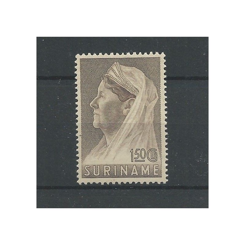 Suriname 177 Wilhelmina MNH/postfris CV 90 € PRACHT !! Suriname 177 Wilhelmina MNH/postfris CV 90 € PRACHT !!