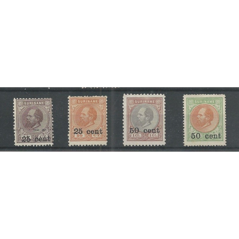 Suriname 37-40 Hulpuitgifte MH/ongebr CV 220 € PRACHT !! Suriname 37-40 Hulpuitgifte MH/ongebr CV 220 € PRACHT !!