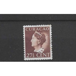 Curacao 148 Wilhelmina VFU/gebr  CV 22 € PRACHT !!