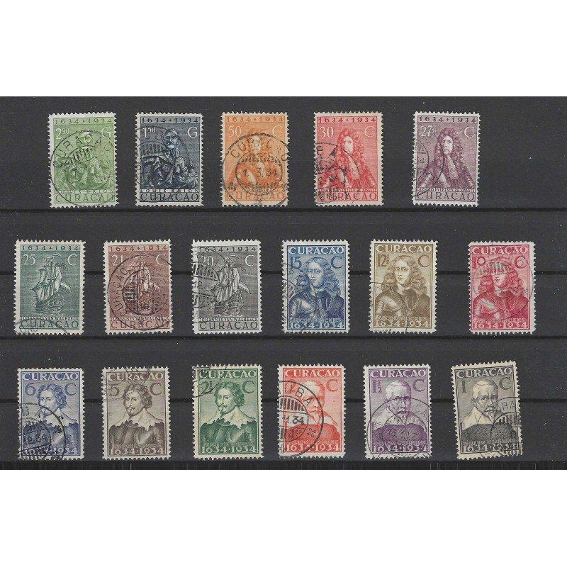 Curacao 104-120 GEZAG-serie VFU/gebr CV 273 € PRACHT !! Curacao 104-120 GEZAG-serie VFU/gebr CV 273 € PRACHT !!