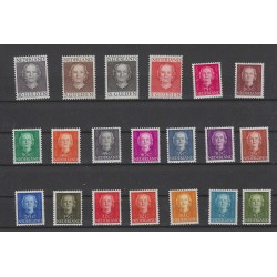 Nederland  518/533, 534/537  EN FACE  MH/ongebr CV 575 € PRACHT !!