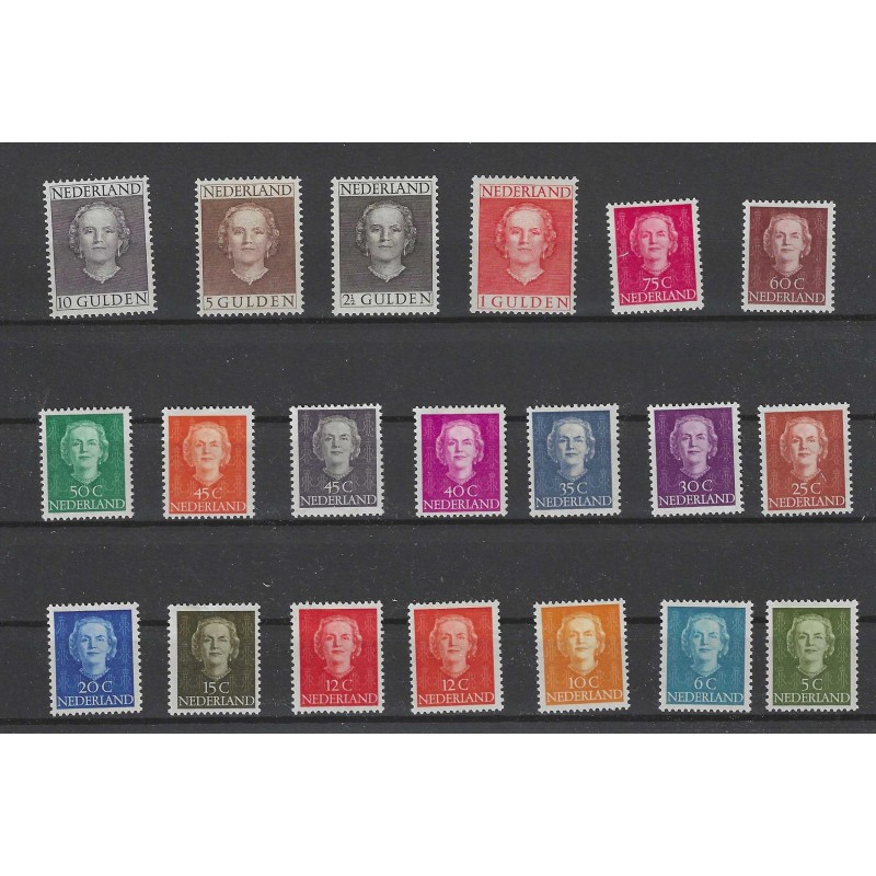 Nederland 518/533, 534/537 EN FACE MH/ongebr CV 575 € PRACHT !! Nederland 518/533, 534/537 EN FACE MH/ongebr CV 575 € PRACHT !!