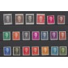 Nederland  518/533, 534/537  EN FACE  MH/ongebr CV 575 € PRACHT !!
