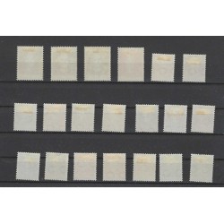 Nederland  518/533, 534/537  EN FACE  MH/ongebr CV 575 € PRACHT !!