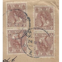 Nederland 61b Keerdruk op mengfrankering naar Denemarken 1926 CV 400+ €