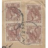 Nederland 61b Keerdruk op mengfrankering naar Denemarken 1926 CV 400+ €