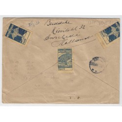 Nederland 61b Keerdruk op mengfrankering naar Denemarken 1926 CV 400+ €